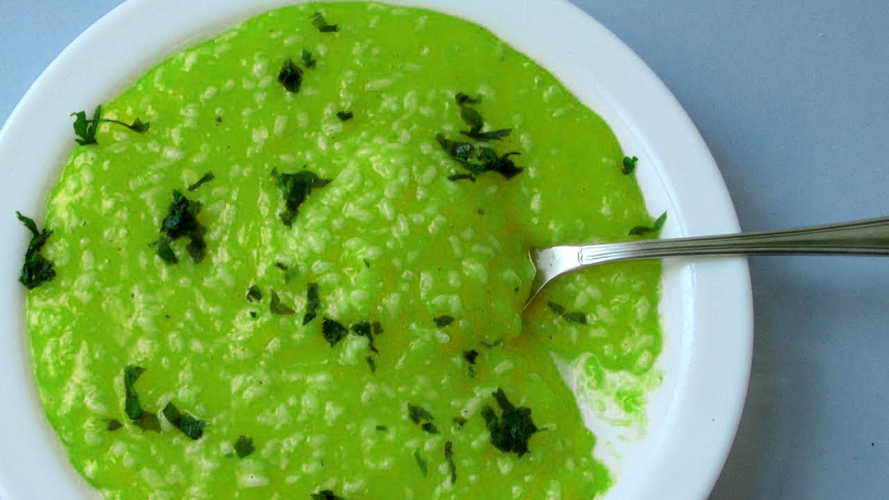 Risotto alla zucca e parmigiano con un tocco di cannabis